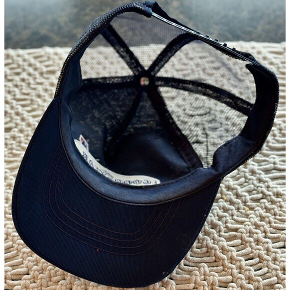 Vintage Goodyear Blimp Official Commander Trucker Hat SnapBack Cap Swingster - Picture 6 of 7